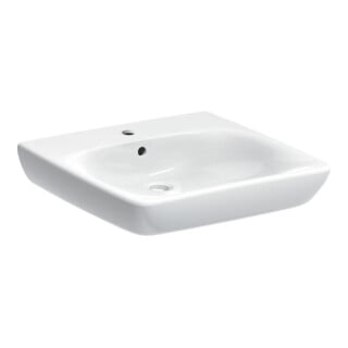 Geberit Lavabo Renova Comfort 60x55 cm, BF, avec HL et ÜL, blanc K-Tect