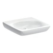 Geberit Lavabo Renova Comfort 60x55 cm, sans robinet + trop-plein, accessible, blanc
