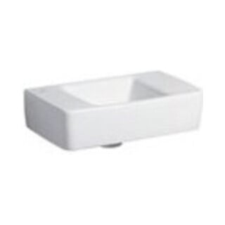 Geberit Lavabo Renova Compact 40x25 cm, sans robinet, sans trop-plein, blanc KeraTect