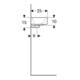 Geberit Lavabo Renova Compact 40x25 cm, sans robinet, sans trop-plein, blanc KeraTect