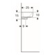 Geberit Lavabo Renova Compact 40x25 cm, sans trou de robinet, avec trop-plein, blanc-4