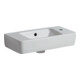 Geberit Lavabo Renova Compact 50x25cm, mitigeur à droite, avec trop-plein, blanc-1