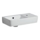 Geberit Lavabo Renova Compact 50x25cm, mitigeur à droite, avec trop-plein, blanc-1