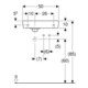 Geberit Lavabo Renova Compact 50x25cm, mitigeur à droite, avec trop-plein, blanc