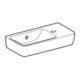 Geberit Lavabo Renova Compact 50x25cm, mitigeur à droite, avec trop-plein, blanc