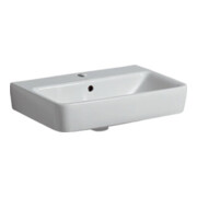 Geberit Lavabo Renova Compact 55x37cm, blanc, avec trou de robinet, avec trop-plein