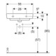 Geberit Lavabo Renova Compact 55x37cm, blanc, avec trou de robinet, avec trop-plein