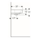 Geberit Lavabo Renova Compact 60x37 cm, blanc, avec trou de robinet, avec trop-plein-4