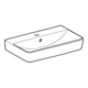 Geberit Lavabo Renova Compact 60x37 cm, blanc, K-Tect, avec robinetterie, avec trop-plein
