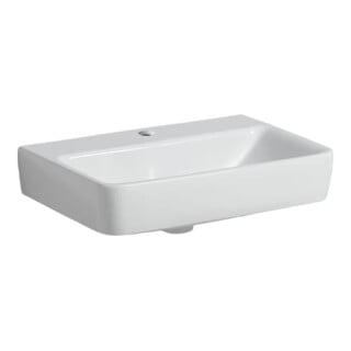 Geberit Lavabo Renova Compact Perçage robinet central, sans trop-plein, 55 cm