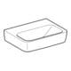 Geberit Lavabo Renova Plan 45x34 cm, sans robinet, sans trop-plein, blanc KeraTect