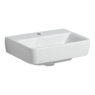Geberit Lavabo Renova Plan 45x34cm, mitigeur, sans trop-plein, blanc K-Tect