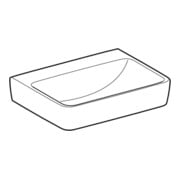 Geberit Lavabo Renova Plan 50x38cm, sans robinet, sans trop-plein, blanc KeraTect-2