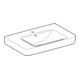 Geberit Lavabo Renova Plan 75x48 cm, évacuation latérale, avec tablette, blanc-4