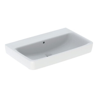 Geberit Lavabo Renova Plan 75x48 cm, sans trou robinet, avec trop-plein, blanc