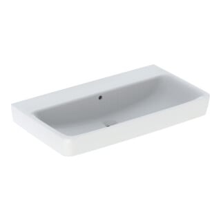 Geberit Lavabo Renova Plan 85x48 cm, sans robinet, avec trop-plein, blanc KeraTect