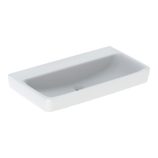 Geberit Lavabo Renova Plan 85x48cm, sans robinet, sans trop-plein, blanc