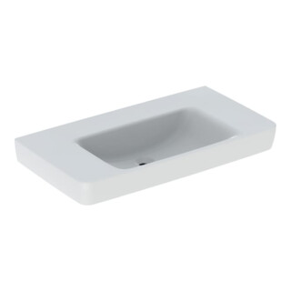 Geberit Lavabo Renova Plan 90x48 cm, sans robinet, sans trop-plein, tablette, blanc