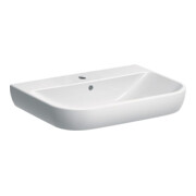 Geberit Lavabo Smyle 65x48 cm, blanc, avec trou pour robinet, avec trop-plein