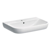 Geberit Lavabo Smyle 70x48 cm, blanc, avec trou de robinet, avec trop-plein