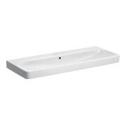 Geberit Lavabo Smyle Square 120x48cm, KeraTect/blanc, sans robinet, avec trop-plein