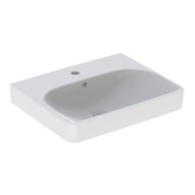 Geberit Lavabo Smyle Square 55x44cm, KeraTect/blc, c/robinet, c/siphon