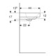 Geberit Lavabo Smyle Square 55x44cm, KeraTect/blc, c/robinet, c/siphon-4
