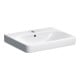 Geberit Lavabo Smyle Square 60x48cm, KeraTect/blanc, avec robinetterie, avec trop-plein-1