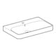 Geberit Lavabo Smyle Square 75x48 cm, KeraTect/blanc, avec robinet, avec trop-plein