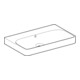 Geberit Lavabo Smyle Square 75x48cm, blanc, sans trou de robinet, avec trop-plein
