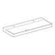 Geberit Lavabo Xeno2 120x48 cm, 2 Trous, sans trop-plein, blanc KeraTect