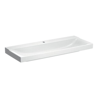 Geberit Lavabo Xeno2 120x48 cm, mitigeur, sans trop-plein, blanc K-Tect