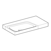 Geberit Lavabo Xeno2 90x48cm, Ab R, sans trop-plein, K-Tect blanc-2