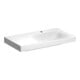 Geberit Lavabo Xeno2 90x48cm, évacuation L, HL mi, sans trop-plein, blanc K-Tect-1