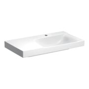 Geberit Lavabo Xeno2 90x48cm, évacuation L, HL mi, sans trop-plein, blanc K-Tect