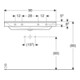 Geberit Lavabo Xeno2 90x48cm, sans robinet, sans trop-plein, blanc KeraTect