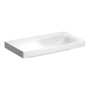 Geberit Lavabo Xeno2 90x48cm, Siphon à gauche, sans trop-plein, blanc K-Tect