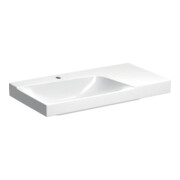 Geberit Lavabo Xeno2 90x48cm, sortie droite, raccord eau chaude, sans trop-plein, blanc K-Tect