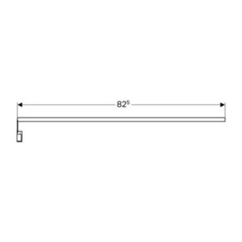 Geberit LED-Barre lumineuse 82,5 cm, max. 7,5 W, 840 lumens