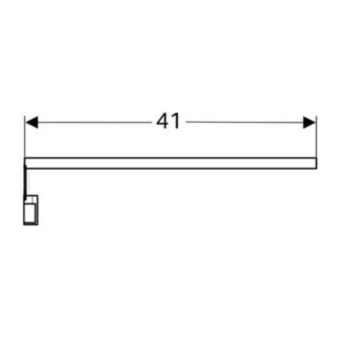 Geberit LED-Lichtleiste 41cm, max. 3,5 W, 392 Lumen