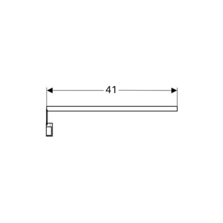 Geberit LED-Lichtleiste 41cm, max. 3,5 W, 392 Lumen