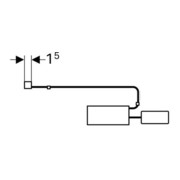 Geberit LED-Lichtleiste 53,5cm, max. 4,5 W, 504 Lumen-2