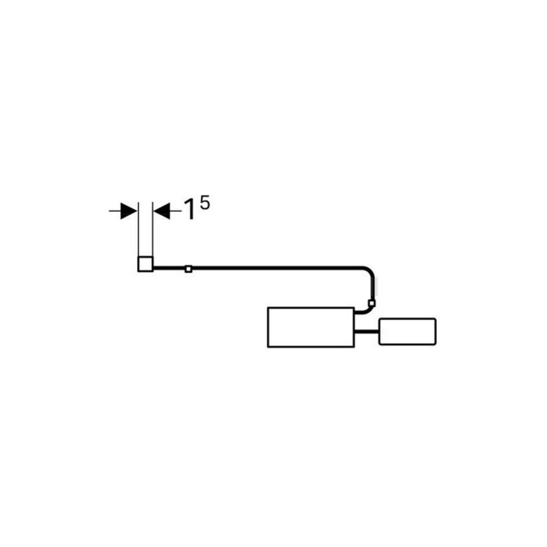 Geberit LED-Lichtleiste 53,5cm, max. 4,5 W, 504 Lumen