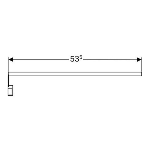 Geberit LED-Lichtleiste 53,5cm, max. 4,5 W, 504 Lumen