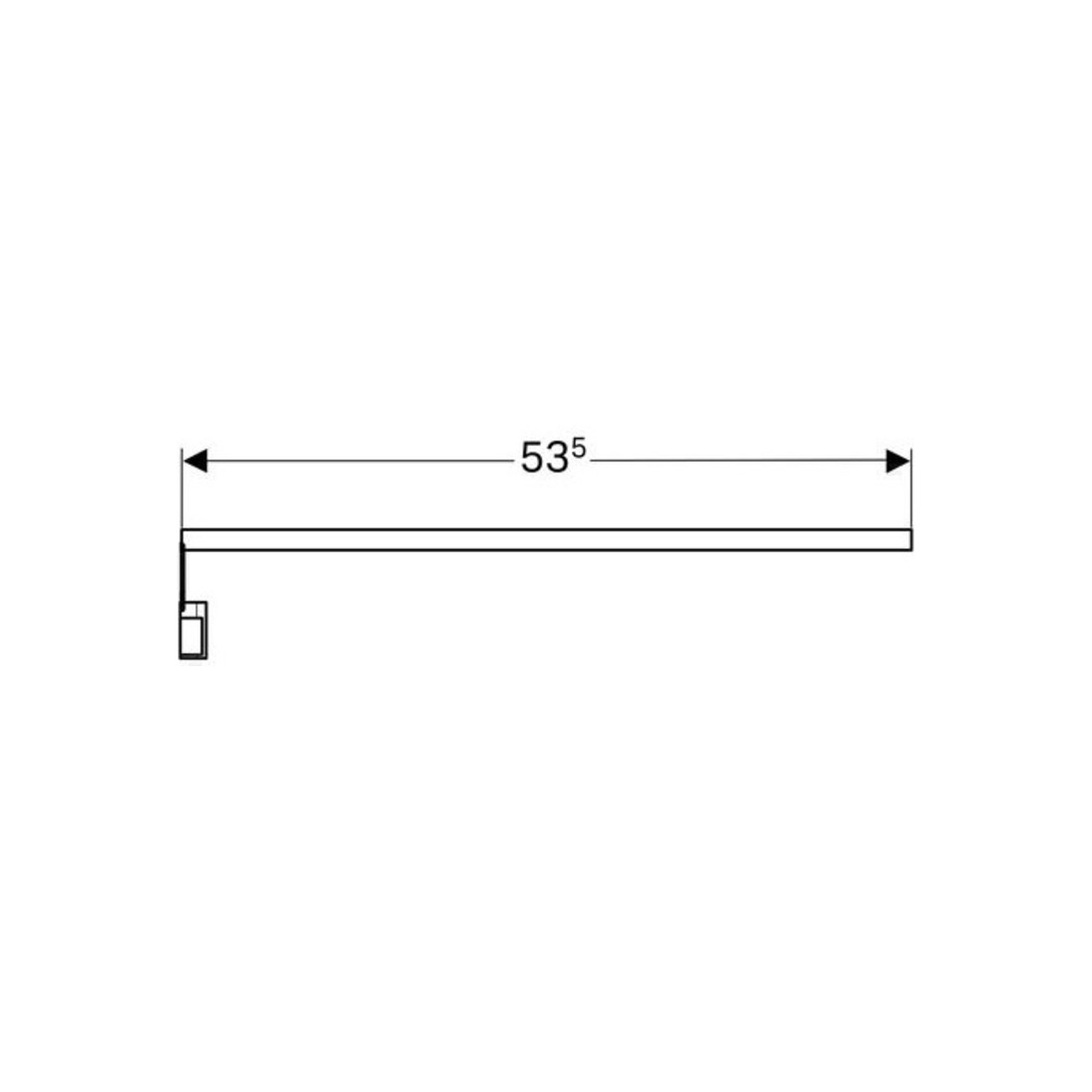 Geberit LED-Lichtleiste 53,5cm, max. 4,5 W, 504 Lumen
