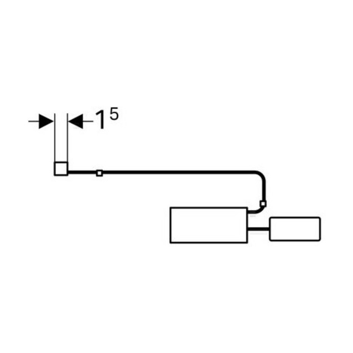 Geberit LED-Lichtleiste 63,5cm, max. 5,5 W, 616 Lumen