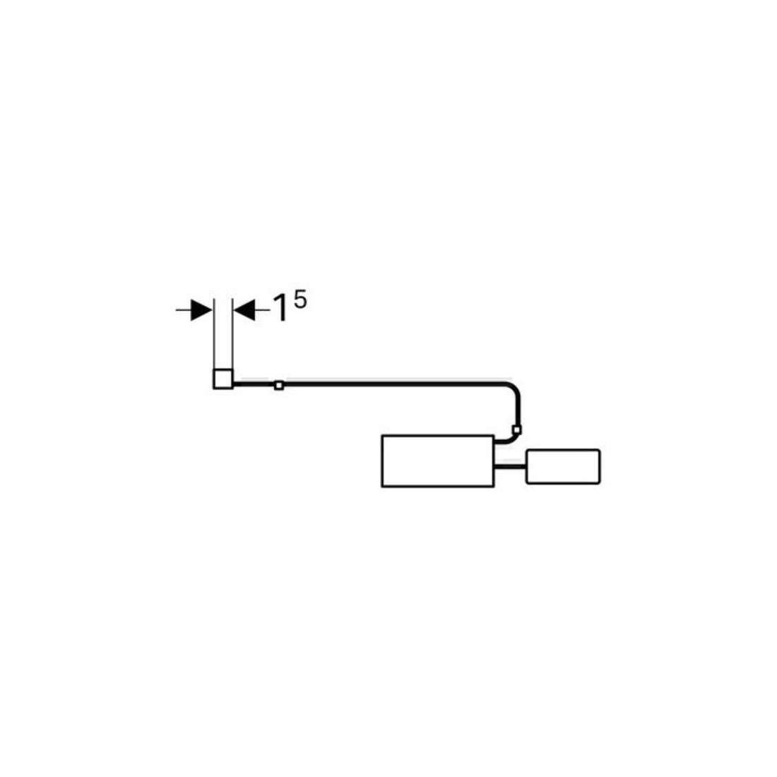 Geberit LED-Lichtleiste 73,5cm, max. 6,5 W, 728 Lumen