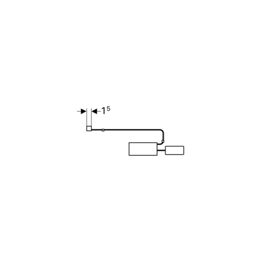 Geberit LED-Lichtleiste 82,5cm, max. 7,5 W, 840 Lumen