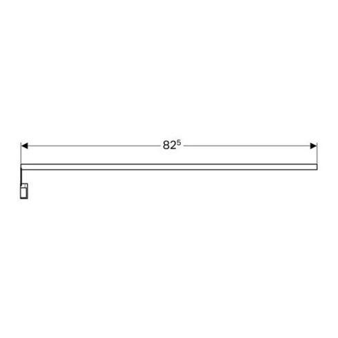 Geberit LED-Lichtleiste 82,5cm, max. 7,5 W, 840 Lumen