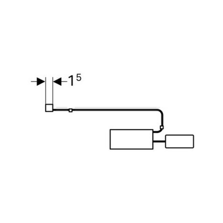 Geberit LED-Lichtleiste 88,5cm, max, 8 W, 898 Lumen